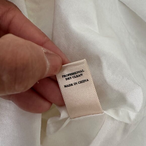 Rachel Ray Victorian Inspired Fitted Blouse Peter Pan Neck Puff Sleeve Minimalis - Picture 16 of 16